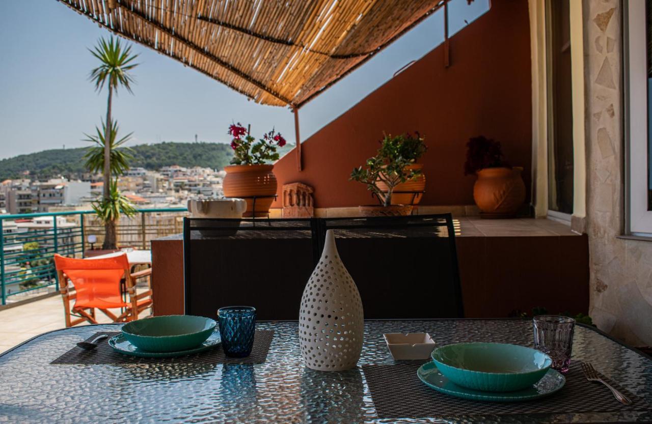 Rooftop With Sea View In Central Rethymno Exteriér fotografie
